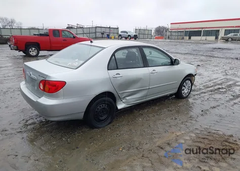 2004 Toyota Corolla Le из США, поврежденный, VIN JTDBR32EX42027614